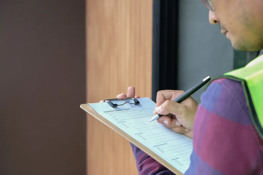 Inspection checklist